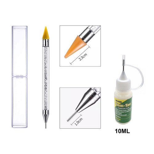 Nail art dual ended rhinestone - nail,