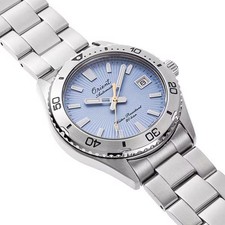 Orient Mako Sports RN-AC0Q12L 75th Anniversary Analog Men Watch Sky Blue Silver