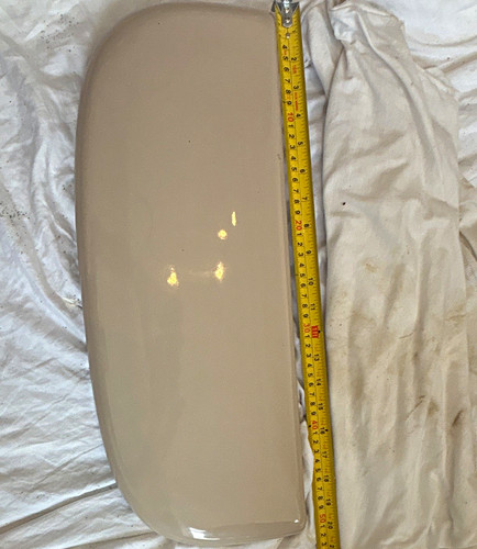 Beige ceramic toilet - beige, cistern