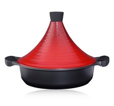 Tagine Pot 28cm/4.2L Induction Stew Slow Cooking Cooking Pot Moroccan Tajin
