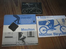 MOULTON   2  ORIGINAL LEAFLETS