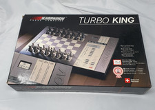 Boxed Vintage 1980s Kasparov Turbo King Chess Computer Game