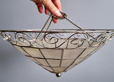 Vintage Capiz Shell Uplighter