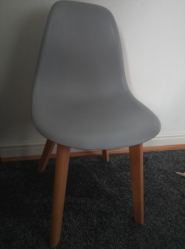 Grey habitat dining chair - grey,