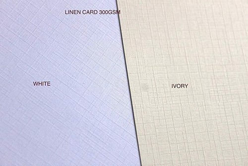 Textured card linen - card,