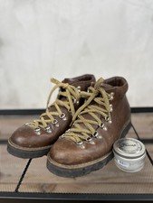Fracap Boots Olive Size 41 Made In Italy Leather Hiking Outdoor In Box