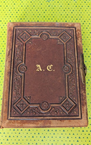 Antique victorian photo album - antique,