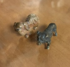 2 Vienna Bronze Dogs 19th