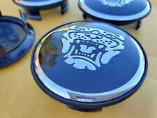 JAGUAR Set Of 4 Black Wheel Center Cap 59mm (No Writing)