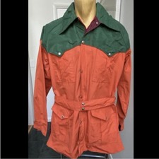 VINTAGE 1970s POWDERHORN MOUNTAINEERING MENS HIKING EXPEDITION FIELD JACKET L