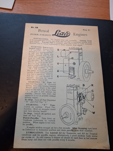 Lister instructions and - d,