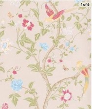LAURA ASHLEY WALlPAPER SUMMER PALACE LINEN 3 rolls mixed batch. Price per roll