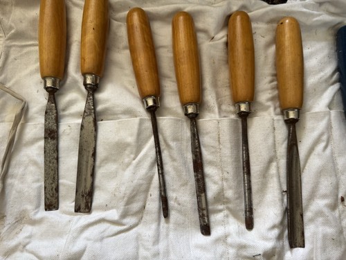 Mixed wood chisel set - wood, 12pc