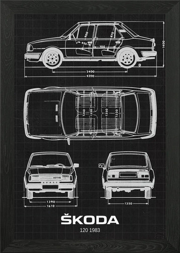 Skoda 120 1983 - , wall