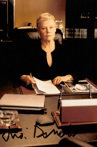 Dame judi dench signed - dench,