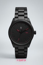 River Island Men's Black Breslet Watch RRP £45 Brand New