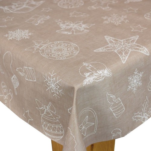 Festive taupe linen - festive,