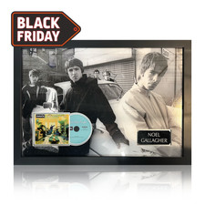 Noel Gallagher Signed Definitely Maybe CD Iconic Frame (Beckett)