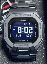 Casio G-Shock G-SQUAD Bluetooth® Black Resin Band Watch GBD-200UU-1JF From...