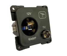 C-Line 12 Volt & TV Socket -