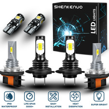 For VW Golf MK7 Led Headlight DRL Bulbs 2013-18 Xenon White High Low Beam bulb