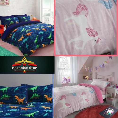 Teddy fleece cosy kids bedding - teddy,