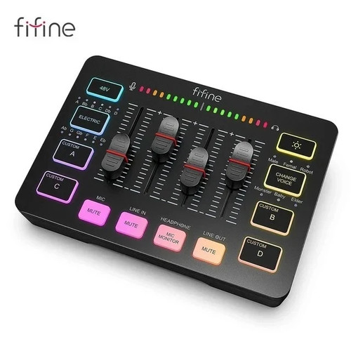 Fifine gaming audio mixer - fifine,