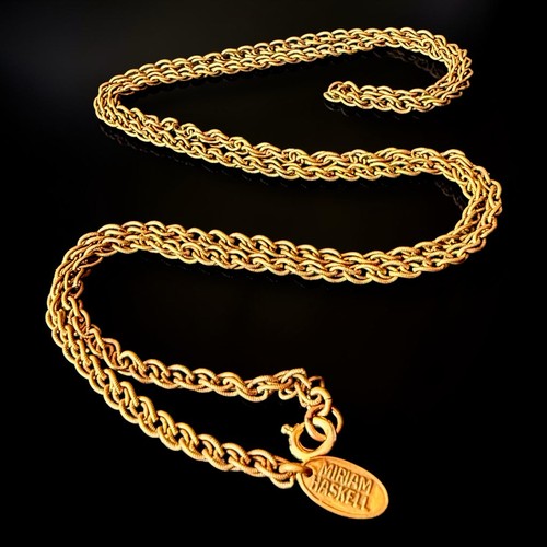 Miriam haskell necklace signed - haskell,