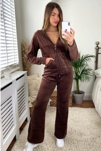 Ladies velour tracksuits - ladies,