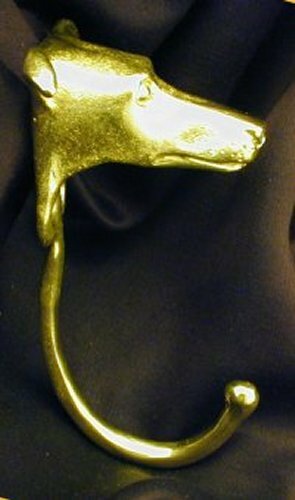 Greyhound whippet j hook - greyhound,