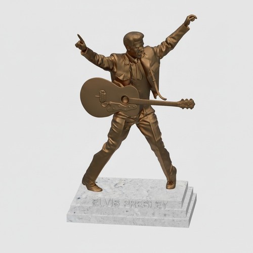 Elvis presley bronze - elvis, effect