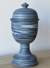 "The Wedgwood Story" Tri-Colour Jasper Marbled Vase, Signed Lord Wedgwood, 2002