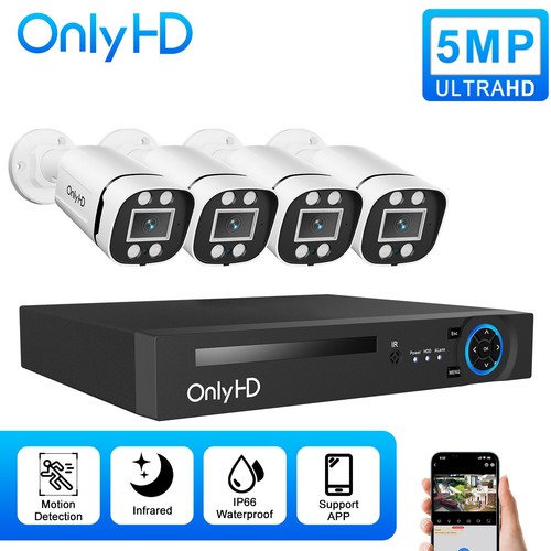 Onlyhd cctv security 5mp - 3k,