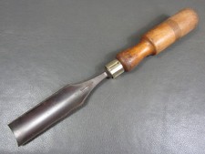 Vintage out cannel gouge chisel 1 5/16" old tool by I & H Sorby