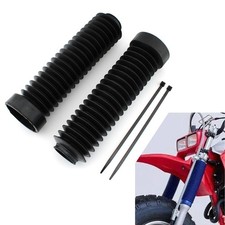 2x Front Fork Shock Boots Dust Cover Black Fit Honda ATC 250R 1983-1986 1985