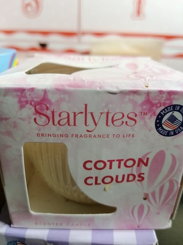 Starlytes cotton clouds candle - cotton,