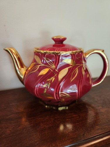 Vtg sudlows burslem teapot - burslem,