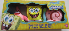 BRAND NEW SpongeBob Squarepants Patrick and Gary Soft Toys Set of 3 in Gift Box
