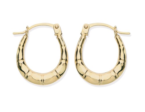 9ct yellow gold patterned - yellow,