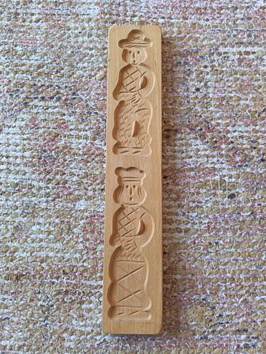 Wooden cookie butter - wooden, mold
