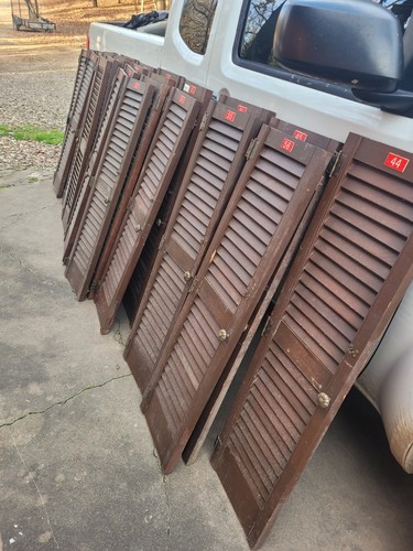 Set vintage wood - set, of