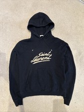 Saint Laurent Hoodie Sweater Black Medium Men’s Authentic