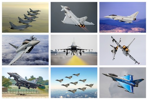 Typhoon jet plane poster print - typhoon,