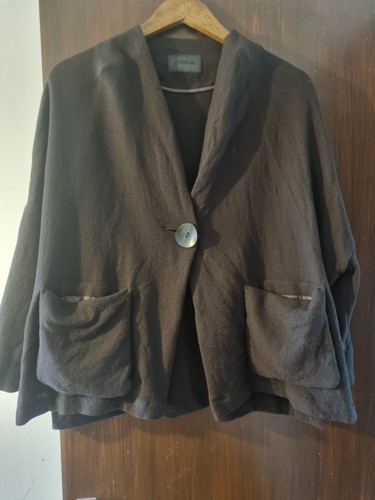 Women oska brown virgin - oska, wool