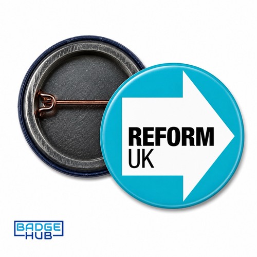 Reform 25mm pin badge - pin,