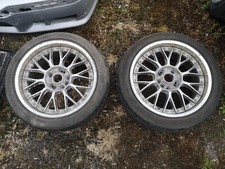 Rare Pair Works? 2 Piece Split Rim Alloy Wheels 8j 5x114 & 4x114 JDM, Drift