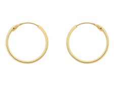 9ct Yellow Gold Creole Sleeper