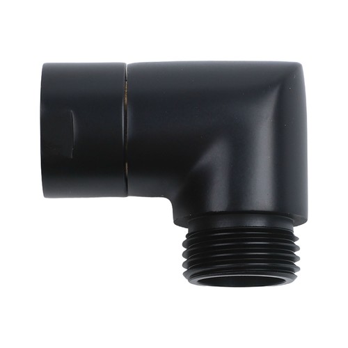 Degree black shower elbow - shower,