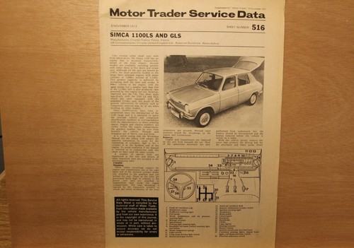 Original simca 1100ls gls - simca,