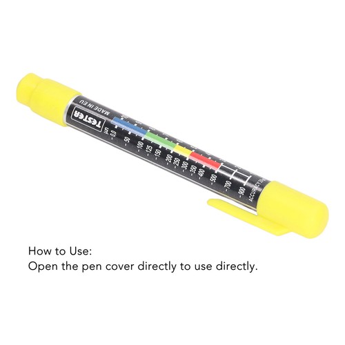 Paint thickness gauge pen - thickness,